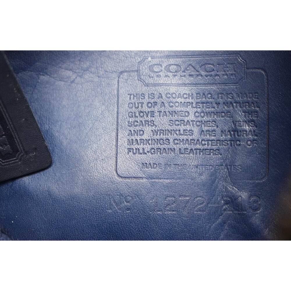 Coach Vintage - Chester Canteen Bag 9901 in Navy, USA 1980s, 90s + Hangtag - Picture 4 of 15